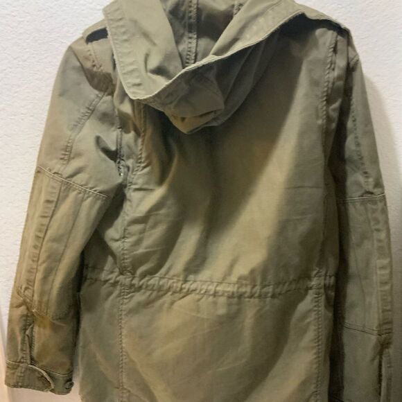 J. CREW Utility Jacket Mens SIZE Small Military Style Field Green - Picture 6 of 10